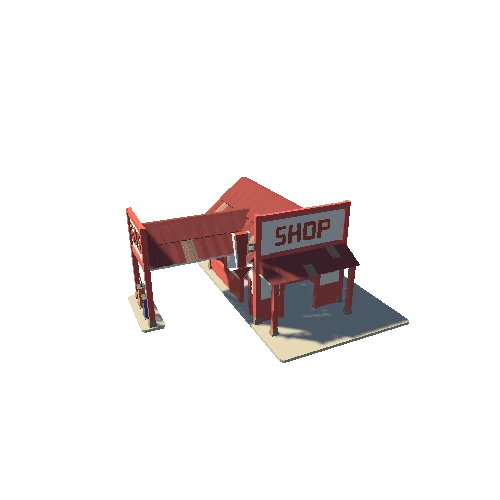 Gas Station Building